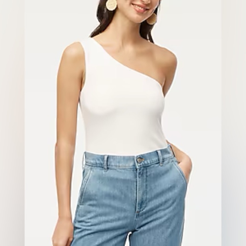 NWT J. Crew one shoulder top size S